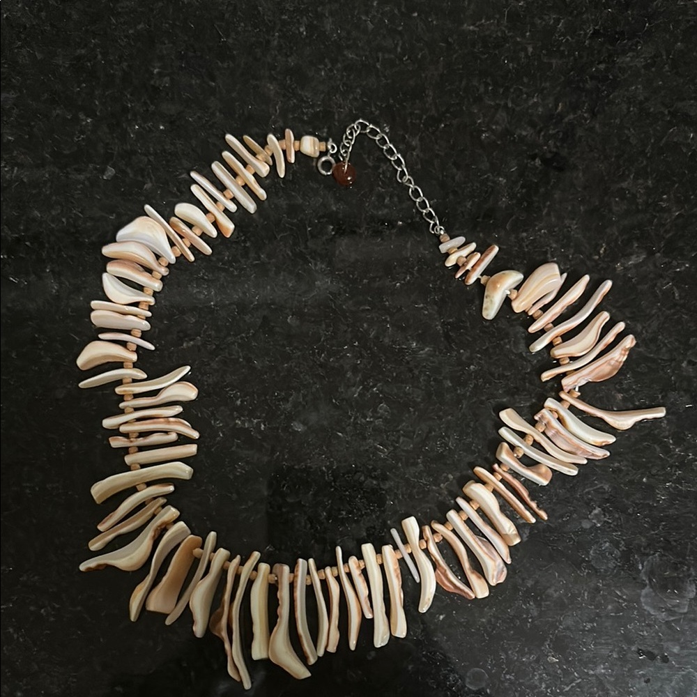 Natural Shell Necklace Mermaid Siren Beach Jewelry
